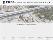 Tablet Screenshot of enezinsaat.com.tr